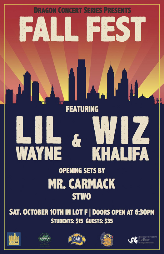 Lil Wayne & Wiz Khalifa To Perform At Drexel University In Philadelphia