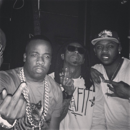 Lil Wayne Attends Yo Gotti Album Release Party At Bamboo Nightclub