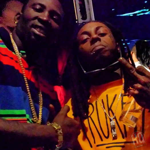 Lil Wayne Attends Yo Gotti Album Release Party At Bamboo Nightclub