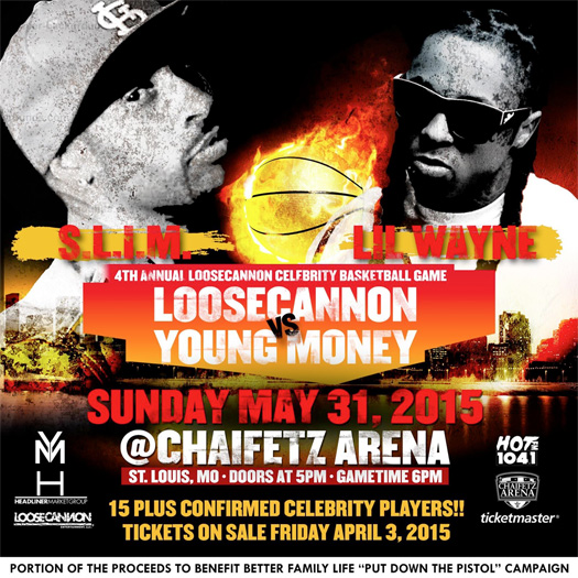 Lil Wayne & Young Money To Attend The 2015 LooseCannon Celebrity Basketball Game