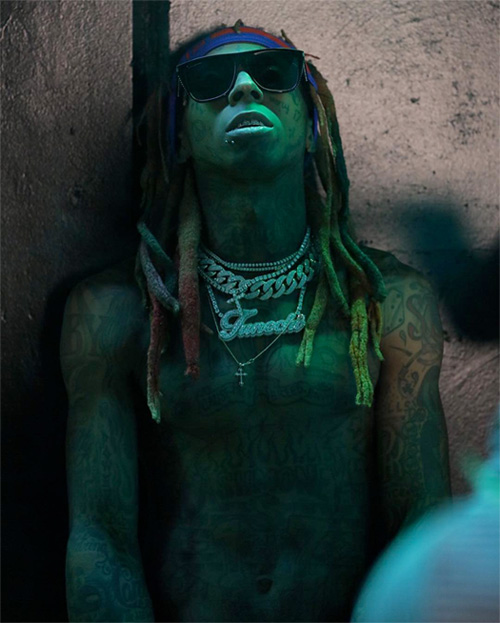 Lil Wayne & Young Money Shoot A New Music Video At Diamond Supply Co Skate Park