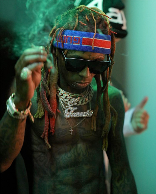 Lil Wayne & Young Money Shoot A New Music Video At Diamond Supply Co Skate Park
