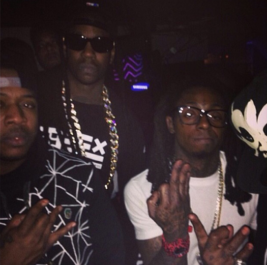 Lil Wayne Kicks Off All-Star Weekend With Young Thug & 2 Chainz At The Jax Brewery