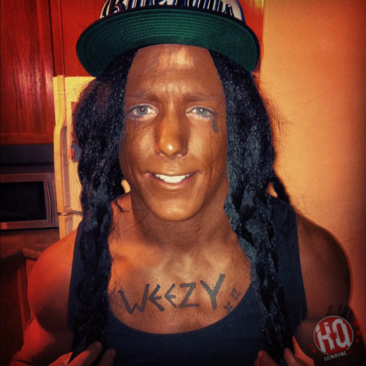Lil Wayne Fan Dressed Up For Halloween