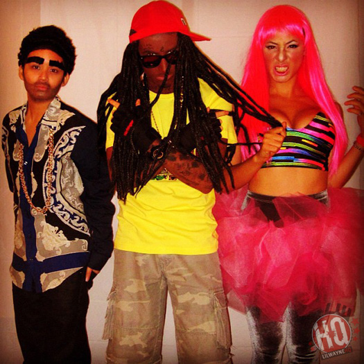 Lil Wayne Fan Dressed Up For Halloween
