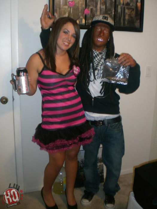 Lil Wayne Fan Dressed Up For Halloween