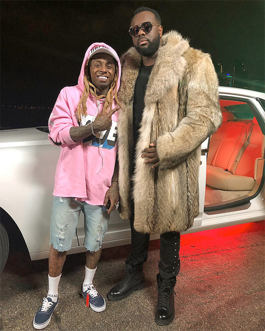 Maitre Gims & Lil Wayne Shoot A Corazon Music Video In Miami