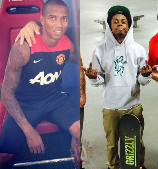 Manchester United Ashley Young Says He Is A Fan Of Young Money, Talks Lil Wayne Managing Cristiano Ronaldo
