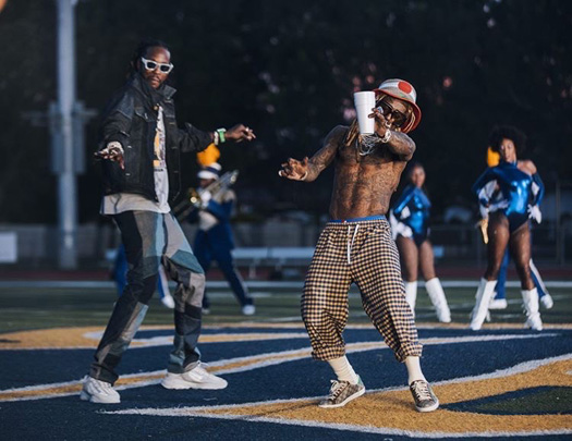 More Behind The Scenes Photos From On Set Of 2 Chainz & Lil Wayne Money Maker Video Shoot