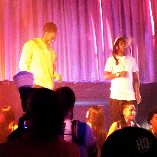On Set Of 2 Chainz & Lil Wayne MFN Right Video Shoot At King Of Diamonds Strip Club In Miami