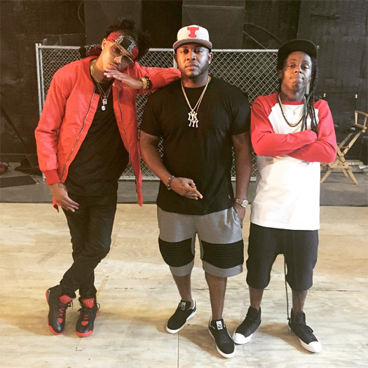 On Set Of August Alsina & Lil Wayne Why I Do It Video Shoot In New Orleans