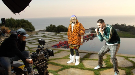 On Set Of Lil Wayne & Allan Cubas Cameras Video Shoot