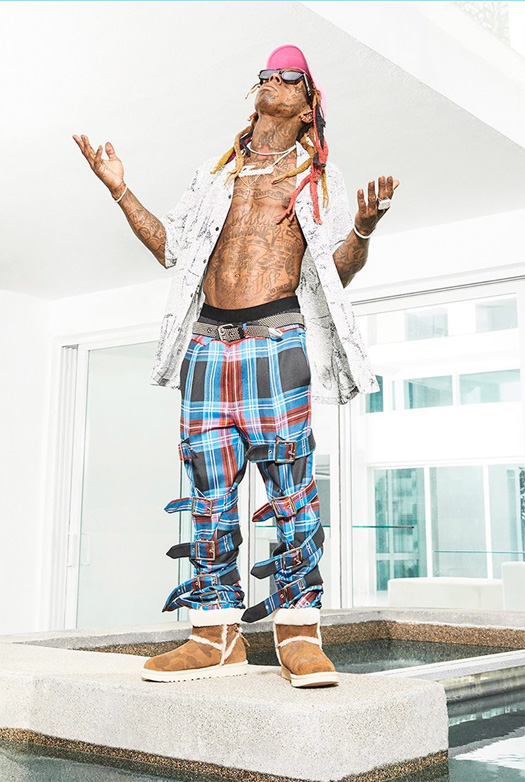 Outtakes From Lil Wayne Photo Shoot With BAPE & UGG