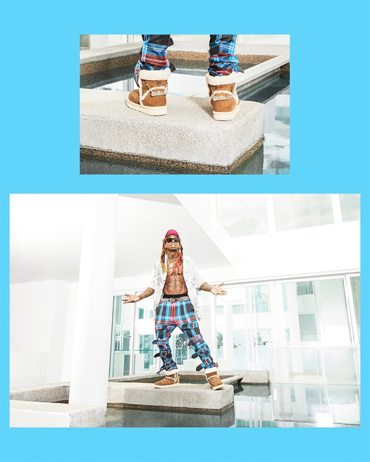 Outtakes From Lil Wayne Photo Shoot With BAPE & UGG