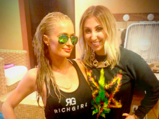 Paris Hilton Shoots Good Time Music Video Featuring Lil Wayne In Los Angeles