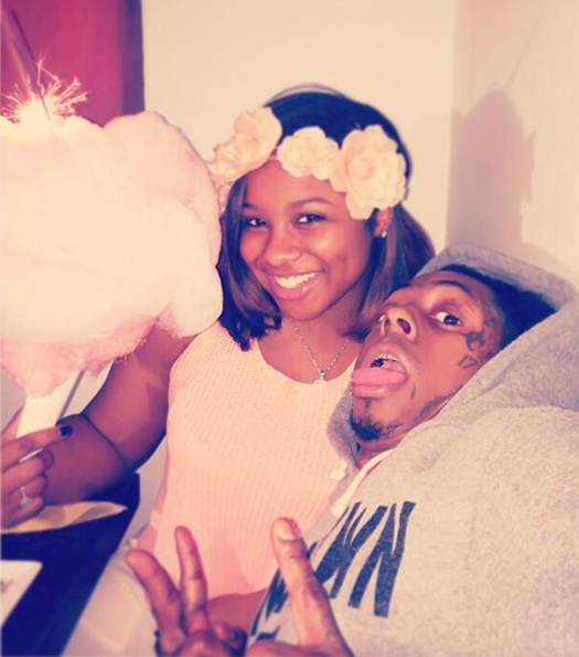 Reginae Carter Drives Her Father Lil Wayne Around