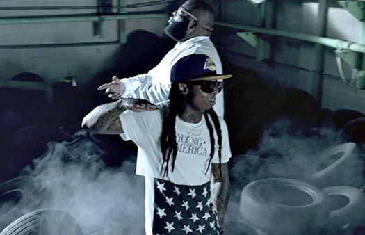 On Set Of Lil Wayne & Rick Ross John Video Shoot In 2011