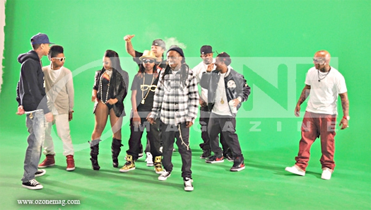 Young Money Roger That Video Shoot
