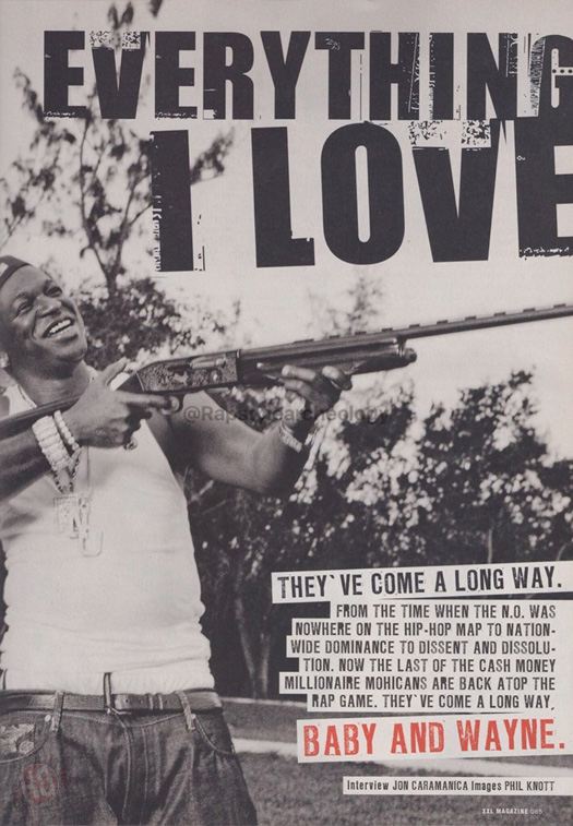 Scans Of Lil Wayne & Birdman Cover Story For XXL Magazine 2006 Issue