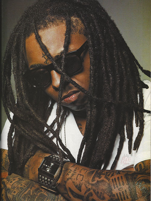Scans Of Lil Wayne Cover Story For The Source Magazine April 2008 Issue