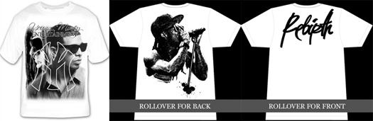 Lil Wayne and Drake t-shirts