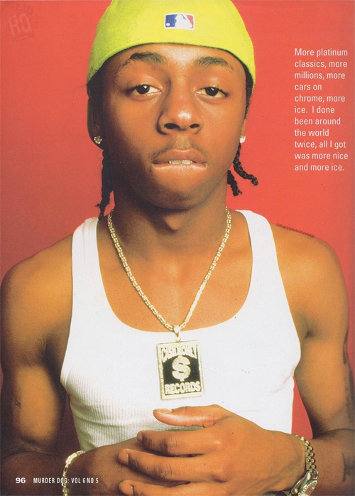 Scans Of Lil Wayne Cover Story For Murder Dog Magazine 1998 Issue