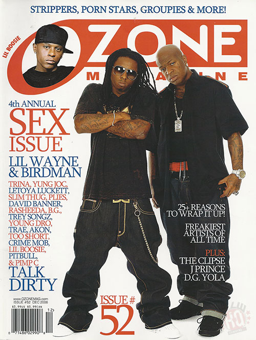 Scans Of Lil Wayne Cover Story For Ozone Magazine December 2006 Issue