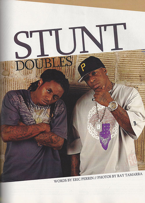 Scans Of Lil Wayne Cover Story For Ozone Magazine December 2006 Issue