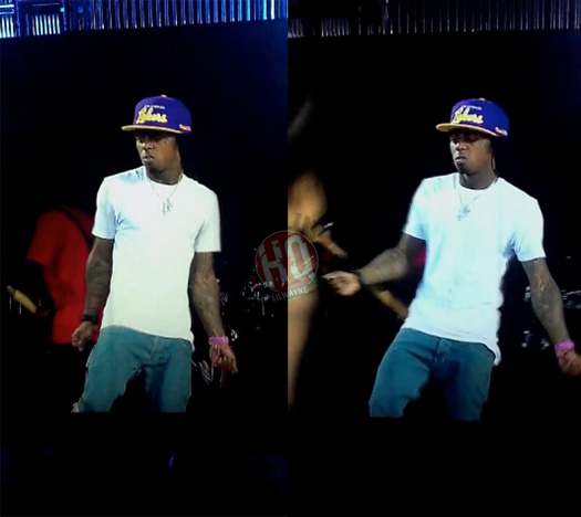 Lil Wayne Joins Shanell On Stage & Shows Off His Hilarious Dance Moves