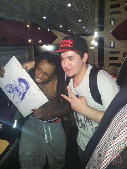 Two Members From The LilWayneHQ Forum Meet Lil Wayne