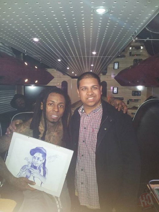 Two Members From The LilWayneHQ Forum Meet Lil Wayne