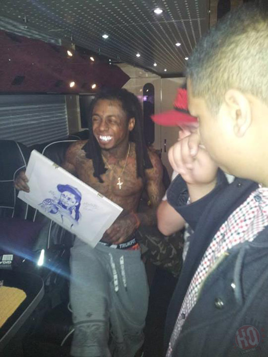 Two Members From The LilWayneHQ Forum Meet Lil Wayne