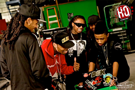 On Set Of Tygas Im On It Feat Lil Wayne Video Shoot