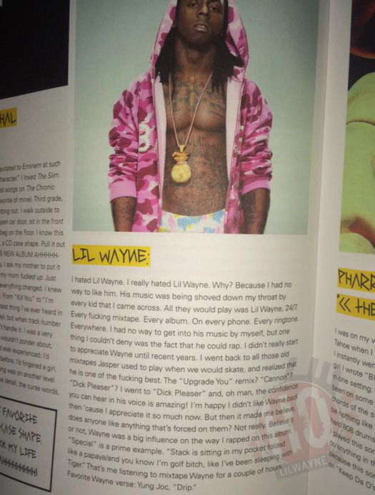 Tyler The Creator Discusses Hating Lil Wayne At First, Now Appreciating His Music & His Favorite Wayne Verse