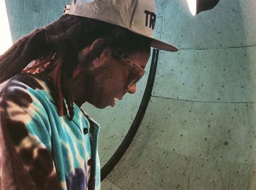 Unreleased Lil Wayne Music Plays While He Takes Part In A Photo Shoot