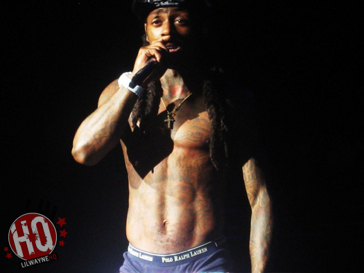 Pictures Of Lil Wayne Performing In Michigan On I Am Still Music Tour