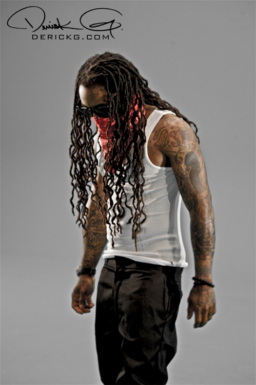 Lil Wayne On Set Of Ace Hoods Hustle Hard Remix Video Shoot