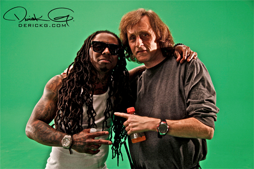 Lil Wayne On Set Of Ace Hoods Hustle Hard Remix Video Shoot