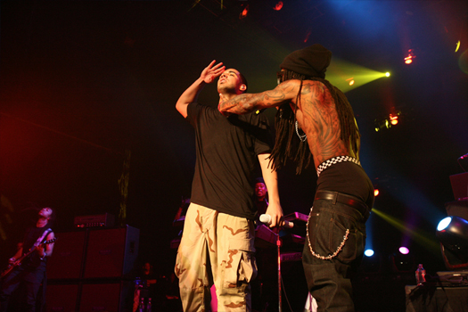 Pictures Of Lil Wayne & Drake Performing In Las Vegas