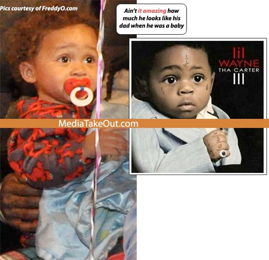 Pictures Of Lil Wayne Celebrating His Daughters 11th Birthday With His One Year Old Son