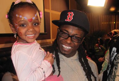 Pictures Of Lil Wayne Celebrating His Daughters 11th Birthday With His One Year Old Son