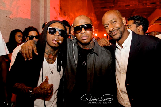 Lil Wayne & YMCMB At Welcome Home Weezy Party