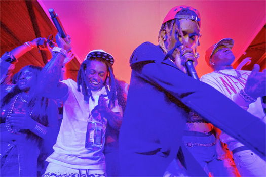 Lil Wayne Hits Up The Studio With Young Thug In Los Angeles