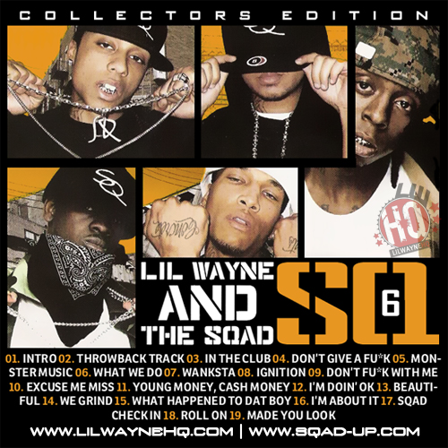 Sqad Up SQ6 Mixtape Front Cover