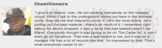 Chamillionaire Compliments Lil Wayne