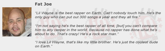 Fat Joe Compliments Lil Wayne