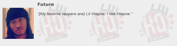 Future Compliments Lil Wayne