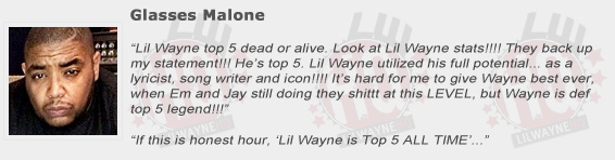 Glasses Malone Compliments Lil Wayne