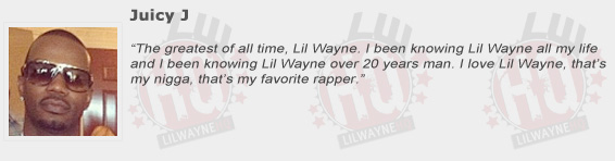 Juicy J Compliments Lil Wayne