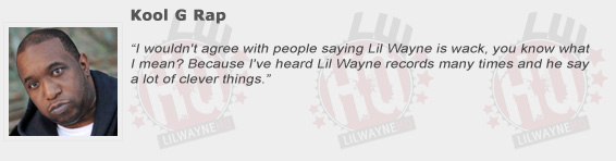 Kool G Rap Compliments Lil Wayne